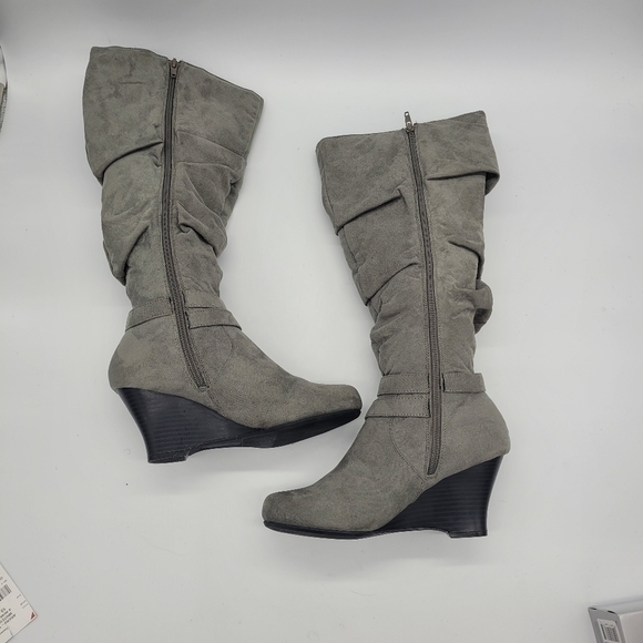 So Authentic American Heritage Women’s 7 M Boots LIMOUSINE Grey - Picture 8 of 15